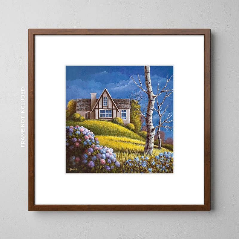 Art Print - House Up On The Hill