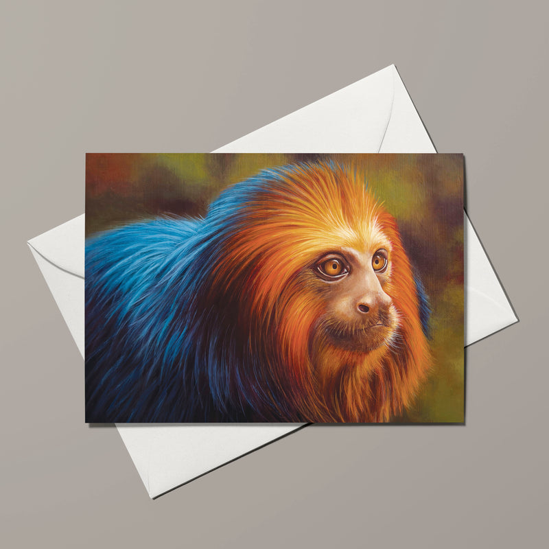Greeting Card - Lion Tamarin