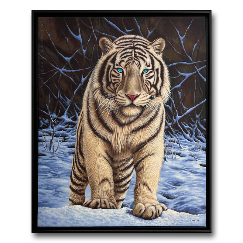Majestic, original acrylic painting for sale by artist Nacim Ruintan-Tehrani.