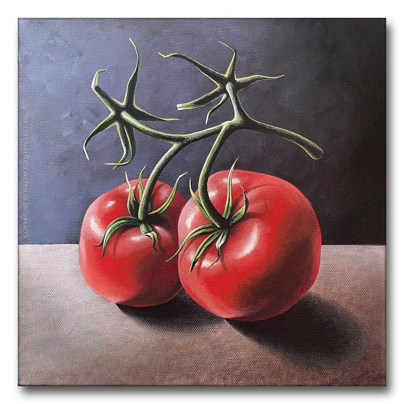 Used to be a quartet, original acrylic painting for sale by artist Nacim Ruintan-Tehrani.